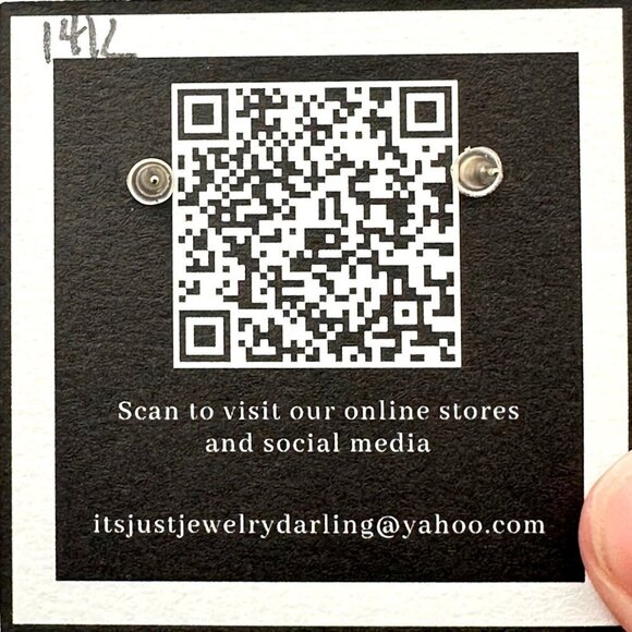 Womens Earrings 14K Yellow Gold Mother of Pearl Bead Pierced Gift Idea for Her - Picture 5 of 5